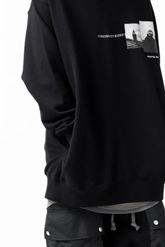 画像をギャラリービューアに読み込む, A.F ARTEFACT &quot;CHEST&quot; SWEATER HOODIE (BLACK)