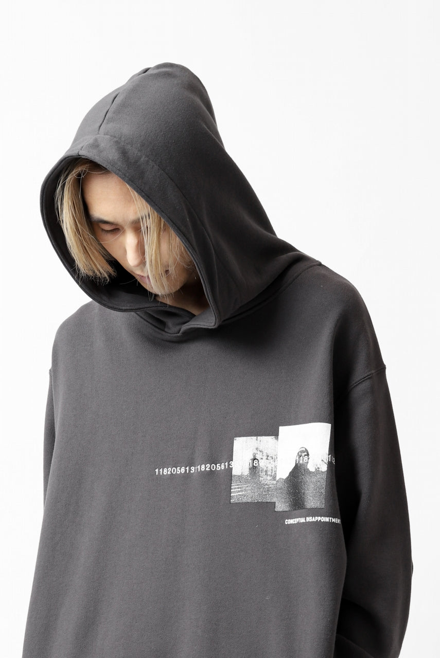 A.F ARTEFACT "CHEST" SWEATER HOODIE (GREY)