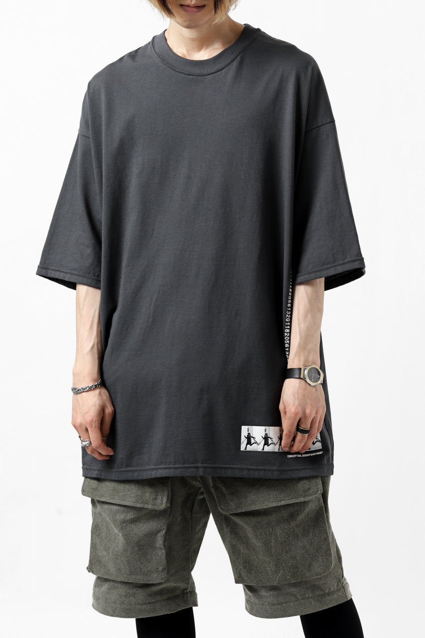 画像をギャラリービューアに読み込む, A.F ARTEFACT &quot;flank” BOXYFIT T-SHIRT (GREY)