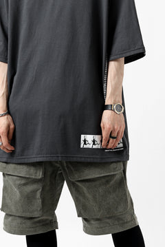 画像をギャラリービューアに読み込む, A.F ARTEFACT &quot;flank” BOXYFIT T-SHIRT (GREY)