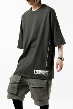 画像をギャラリービューアに読み込む, A.F ARTEFACT &quot;flank” BOXYFIT T-SHIRT (KHAKI)