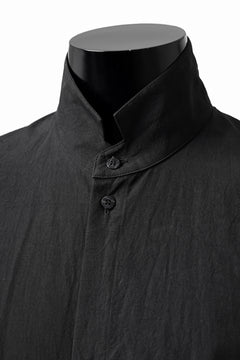 画像をギャラリービューアに読み込む, A.F ARTEFACT -BELTED- LONG GOWN SHIRT (BLACK)