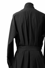 Load image into Gallery viewer, A.F ARTEFACT SPRING LONG SHIRT COAT (BLACK)