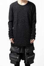 画像をギャラリービューアに読み込む, A.F ARTEFACT exclusive &quot;INTERNAL&quot; LAYERED TOPS / BomberHEAT×CRUMPLE JERSEY (BLACK x BLACK) ※