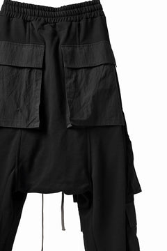 画像をギャラリービューアに読み込む, A.F ARTEFACT -SOLDIER- SARROUEL CARGO PANTS (BLACK)