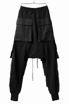 画像をギャラリービューアに読み込む, A.F ARTEFACT -SOLDIER- SARROUEL CARGO PANTS (BLACK)