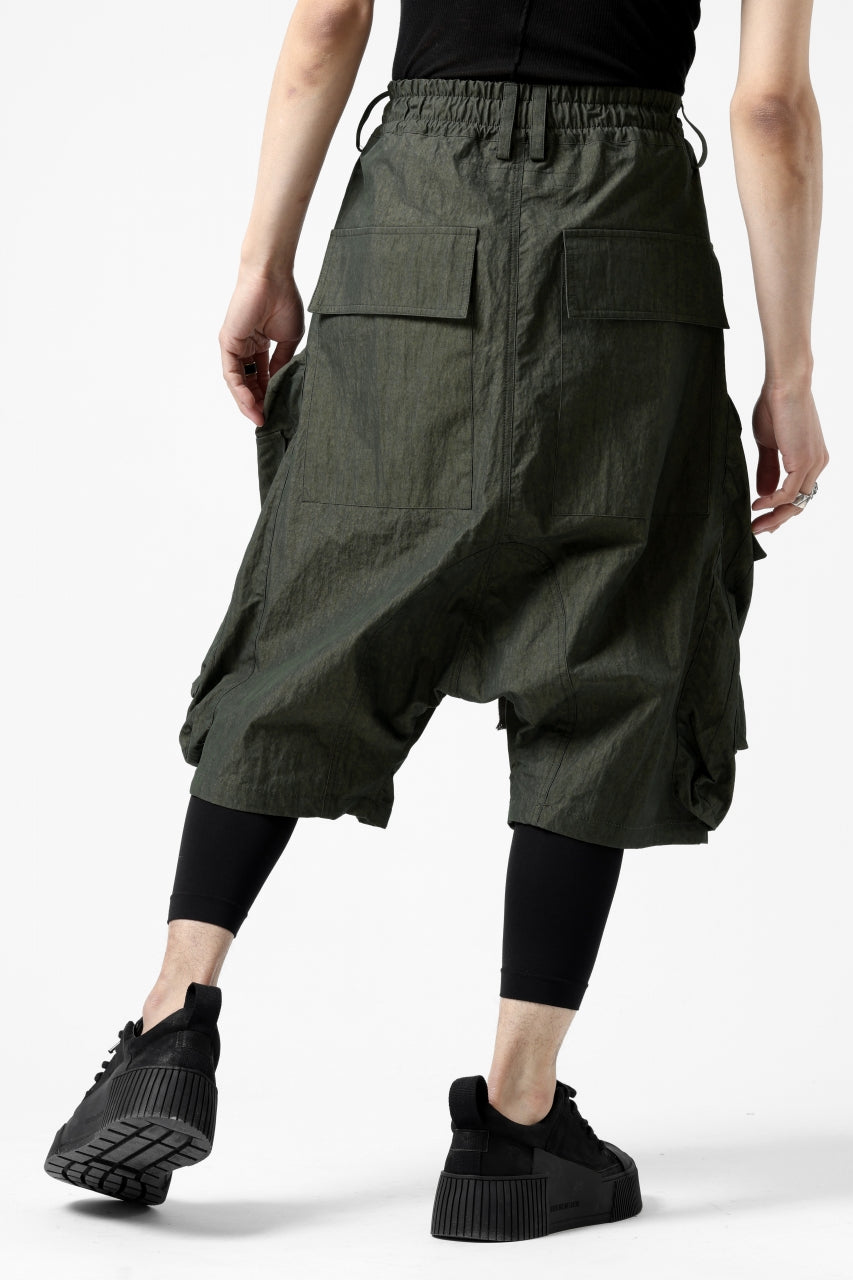 A.F ARTEFACT -BUSH- SARROUEL CARGO SHORTS (KHAKI)