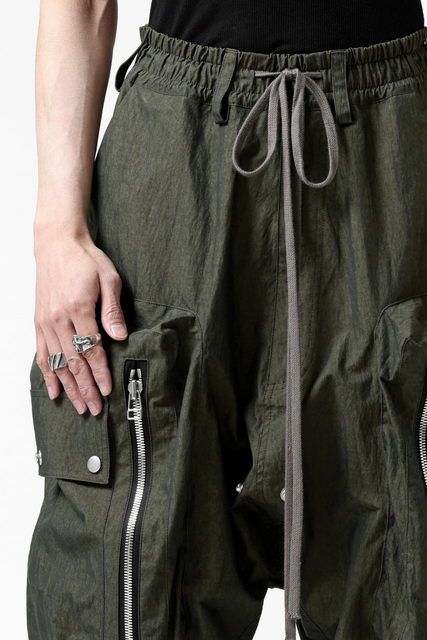 A.F ARTEFACT -BUSH- SARROUEL CARGO SHORTS (KHAKI)