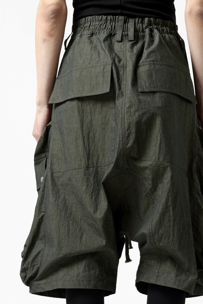 A.F ARTEFACT -BUSH- SARROUEL CARGO SHORTS (KHAKI)