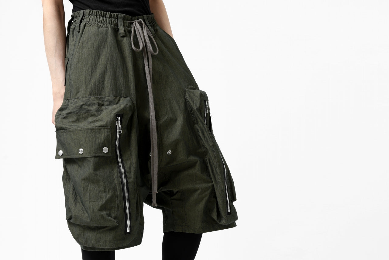 A.F ARTEFACT -BUSH- SARROUEL CARGO SHORTS (KHAKI)