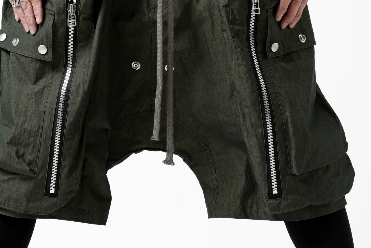 A.F ARTEFACT -BUSH- SARROUEL CARGO SHORTS (KHAKI)