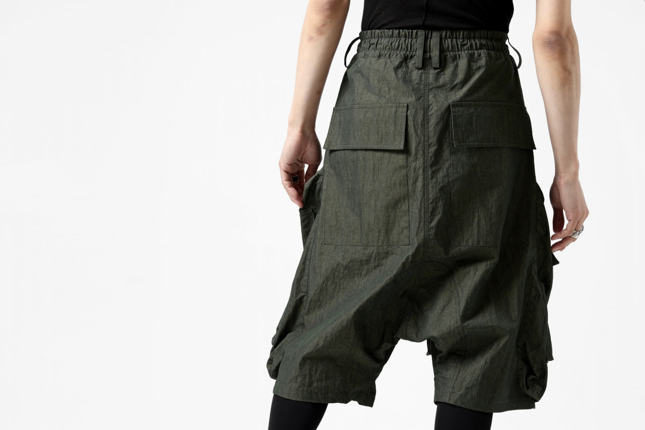 A.F ARTEFACT -BUSH- SARROUEL CARGO SHORTS (KHAKI)