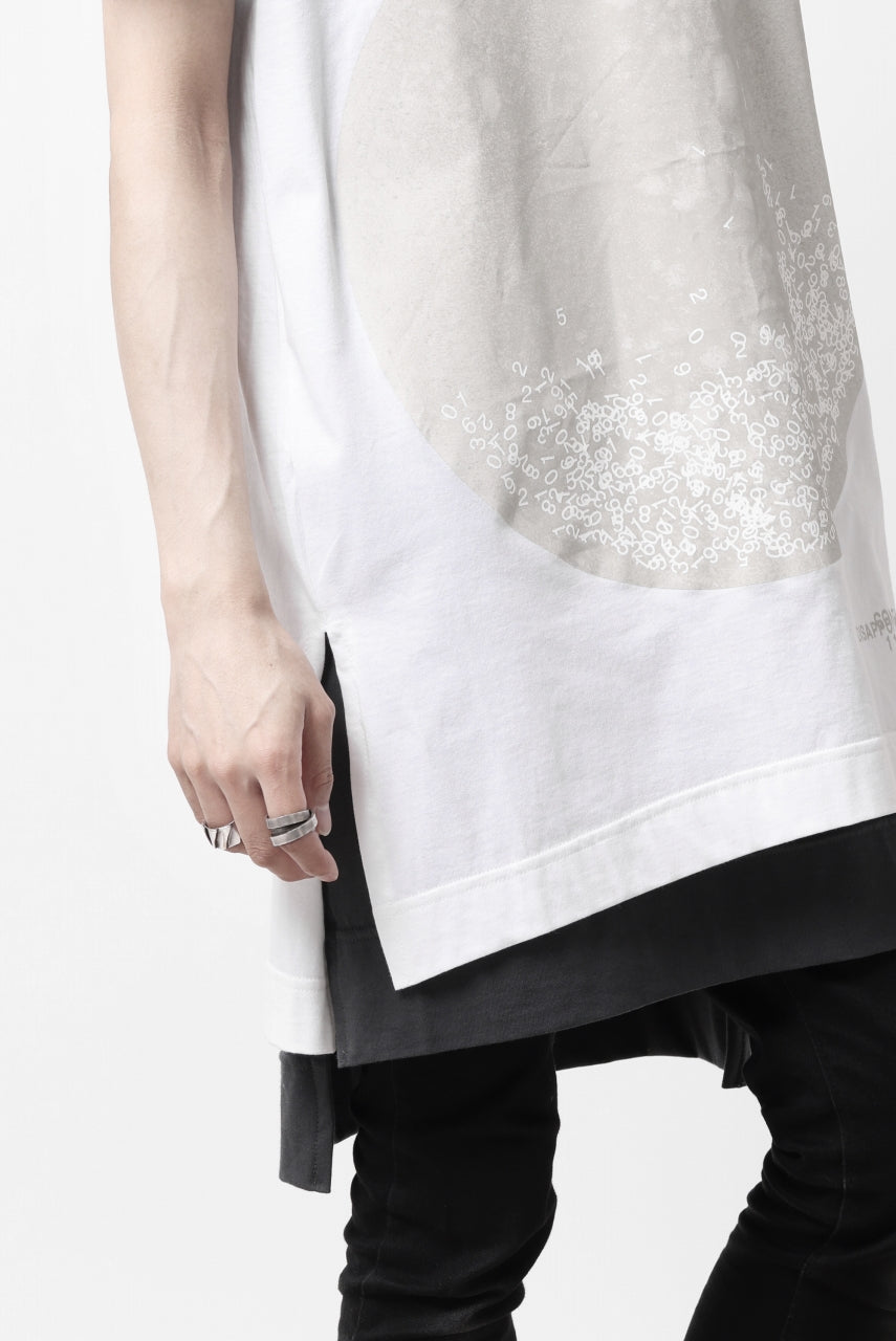Load image into Gallery viewer, A.F ARTEFACT CREW NECK TEE / ABSTRACT PRINT Ver. (WHITE)