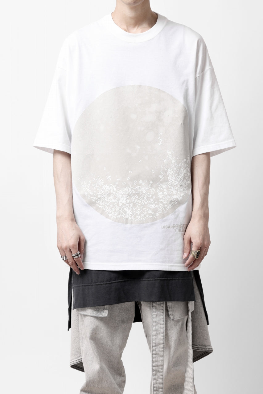 A.F ARTEFACT OVER SIZE TEE / ABSTRACT PRINT Ver. (WHITE)