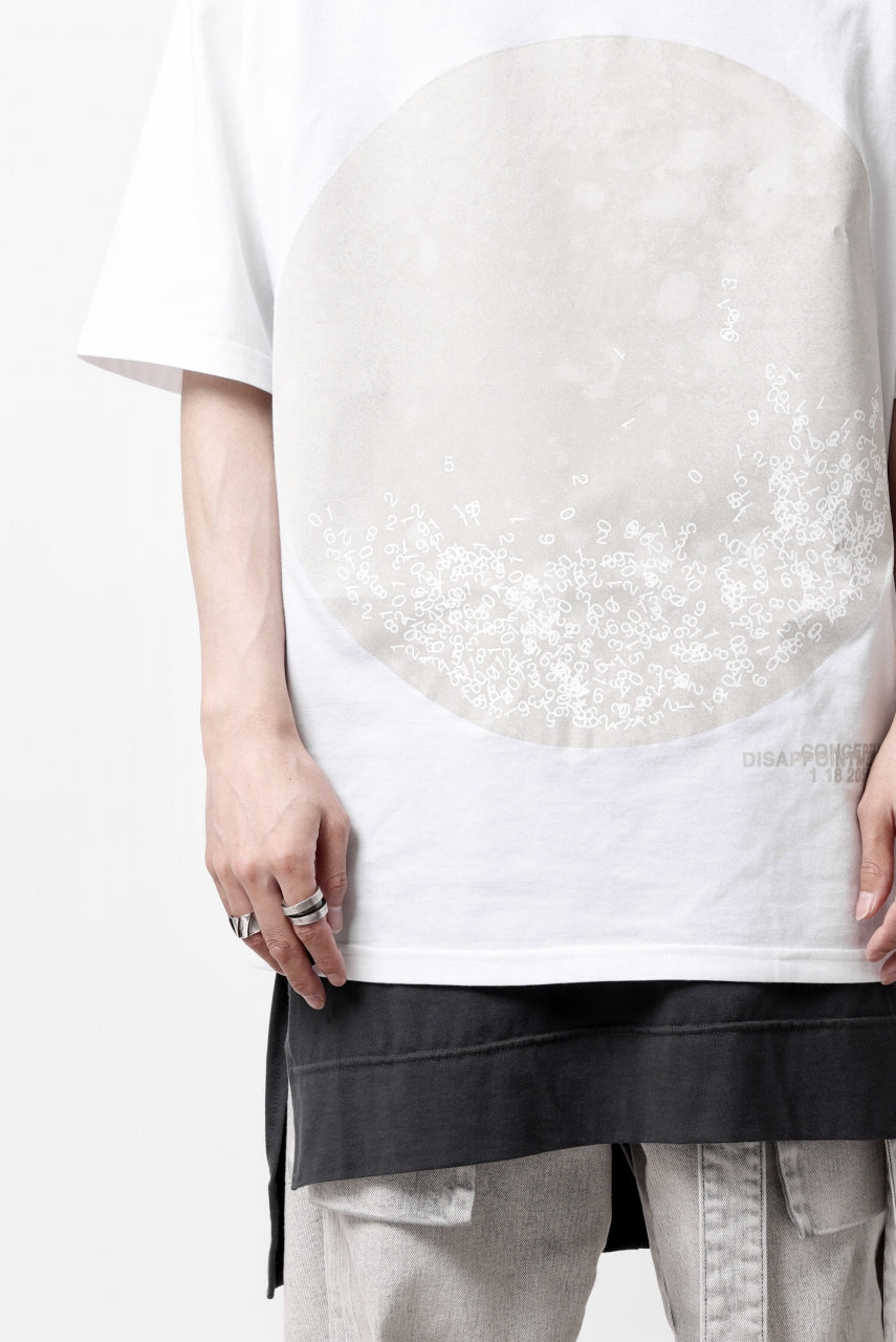A.F ARTEFACT OVER SIZE TEE / ABSTRACT PRINT Ver. (WHITE)
