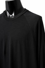 画像をギャラリービューアに読み込む, A.F ARTEFACT -HEATHER- DOLMAN LOOSEY TOPS / SLAB JERSEY (BLACK)