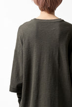 画像をギャラリービューアに読み込む, A.F ARTEFACT -HEATHER- LAYERED TOPS / DOUBLE SLAB (KHAKI)