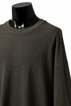 画像をギャラリービューアに読み込む, A.F ARTEFACT -HEATHER- LAYERED TOPS / DOUBLE SLAB (KHAKI)