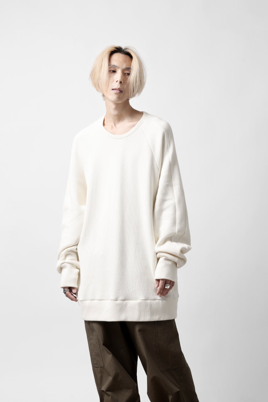 A.F ARTEFACT DOLMAN PULLOVER / COTTON KNIT (IVORY)