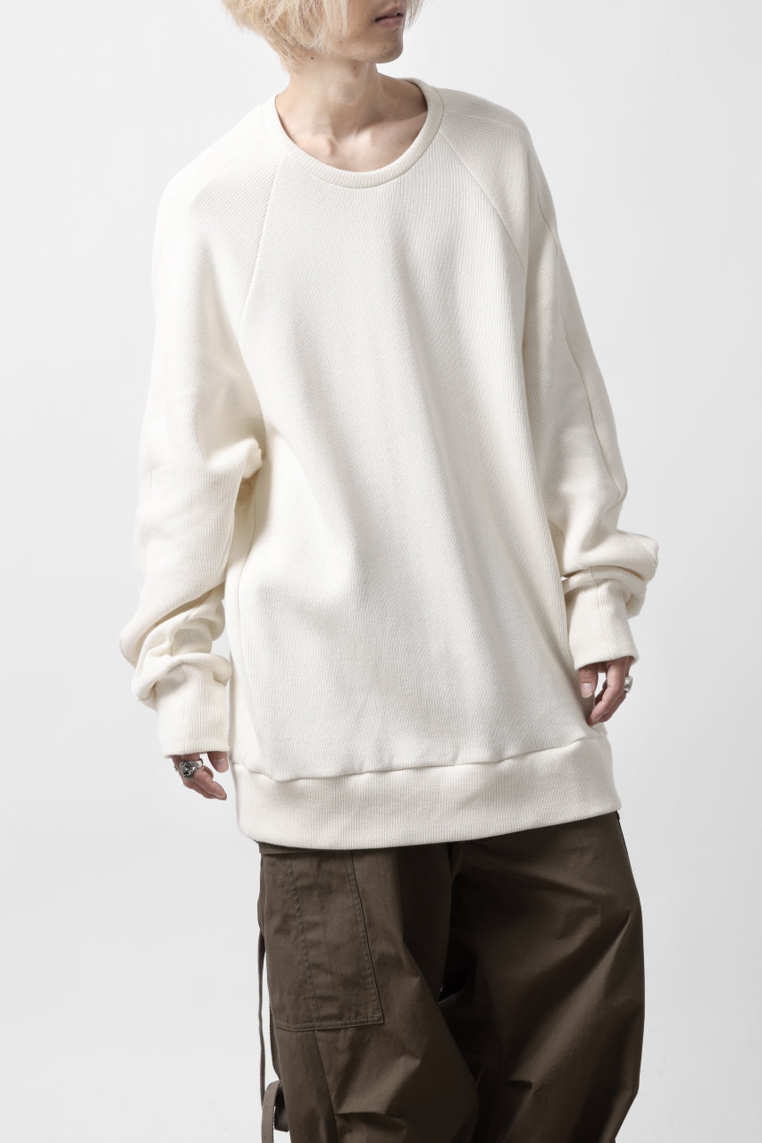 A.F ARTEFACT DOLMAN PULLOVER / COTTON KNIT (IVORY)