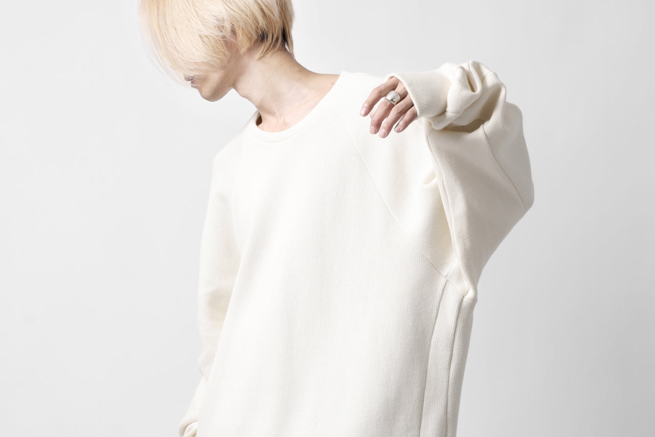 A.F ARTEFACT DOLMAN PULLOVER / COTTON KNIT (IVORY)