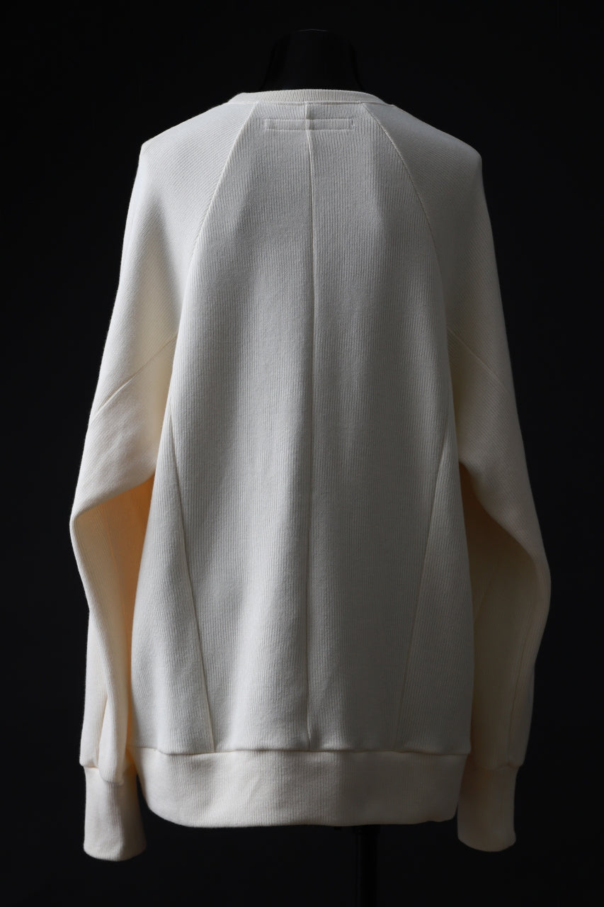 A.F ARTEFACT DOLMAN PULLOVER / COTTON KNIT (IVORY)