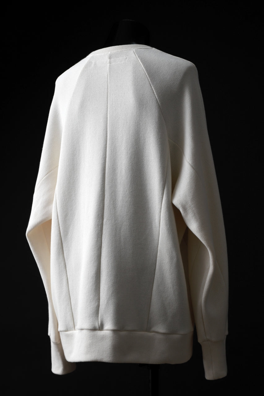 A.F ARTEFACT DOLMAN PULLOVER / COTTON KNIT (IVORY)