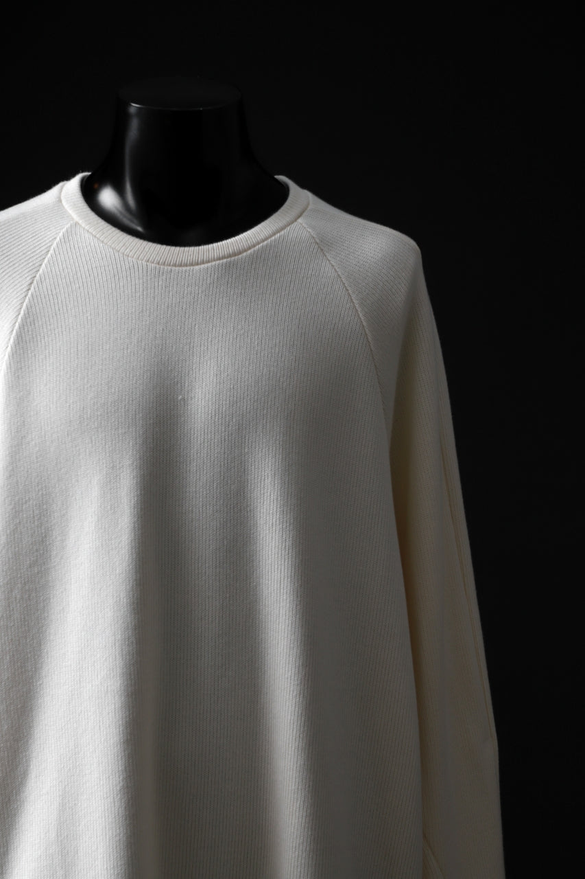 A.F ARTEFACT DOLMAN PULLOVER / COTTON KNIT (IVORY)