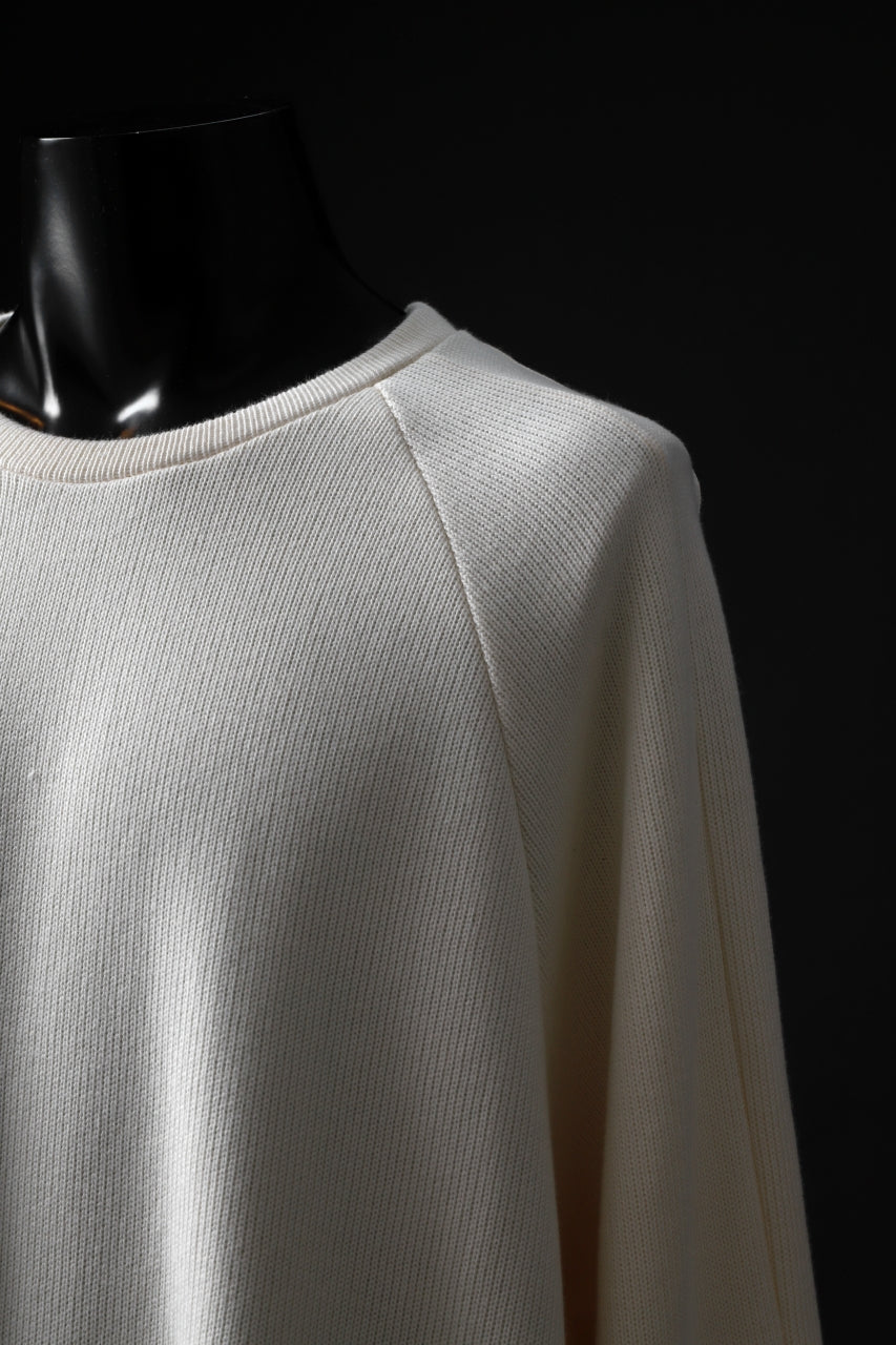 A.F ARTEFACT DOLMAN PULLOVER / COTTON KNIT (IVORY)