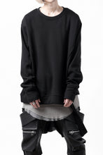 画像をギャラリービューアに読み込む, A.F ARTEFACT BomberHEAT SINGLE LOOP HEM PULLOVER TOPS (BLACK)