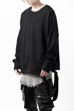 画像をギャラリービューアに読み込む, A.F ARTEFACT BomberHEAT SINGLE LOOP HEM PULLOVER TOPS (BLACK)