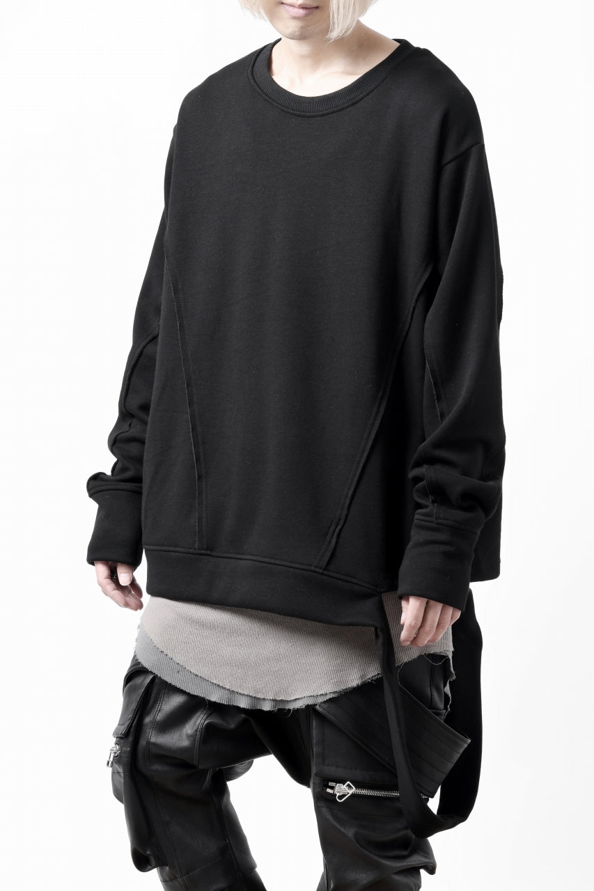 画像をギャラリービューアに読み込む, A.F ARTEFACT BomberHEAT SINGLE LOOP HEM PULLOVER TOPS (BLACK)