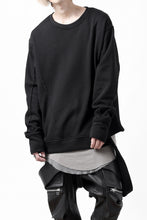 画像をギャラリービューアに読み込む, A.F ARTEFACT BomberHEAT SINGLE LOOP HEM PULLOVER TOPS (BLACK)