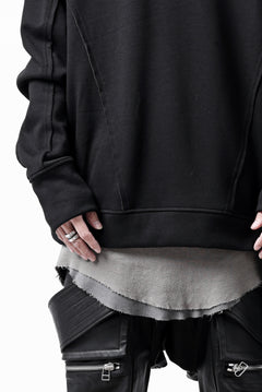 画像をギャラリービューアに読み込む, A.F ARTEFACT BomberHEAT SINGLE LOOP HEM PULLOVER TOPS (BLACK)