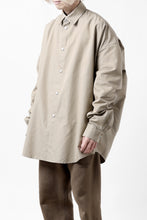 Load image into Gallery viewer, A.F ARTEFACT BIG COCOON SHIRT / CONY BROAD (BEIGE)