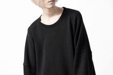 Load image into Gallery viewer, A.F ARTEFACT OVERSIZED PULLOVER / COTTON KNIT (BLACK)