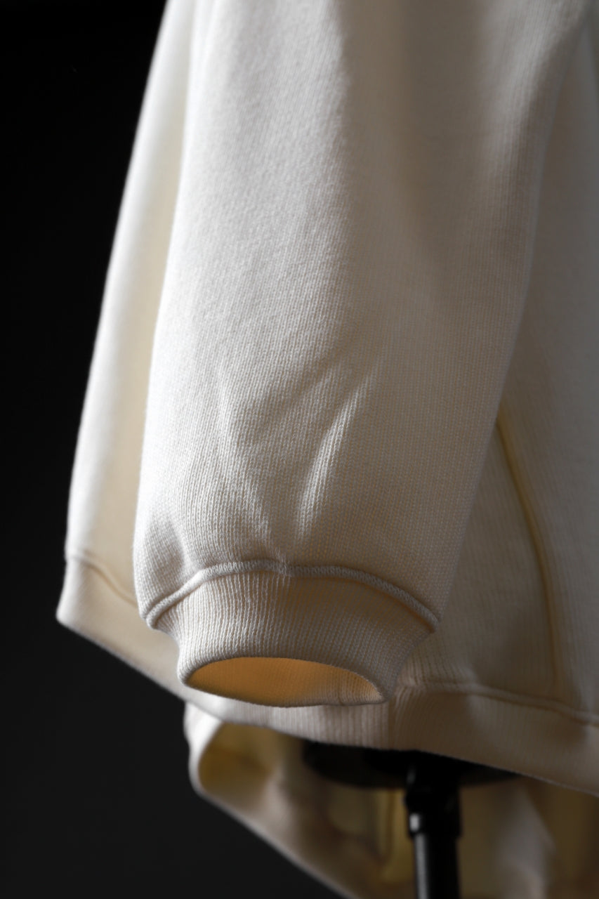 A.F ARTEFACT OVERSIZED PULLOVER / COTTON KNIT (IVORY)