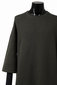 画像をギャラリービューアに読み込む, A.F ARTEFACT LAYERED LONG TOPS / COTTON KNIT+HEAT PERFORMER (KHAKI x BLACK)