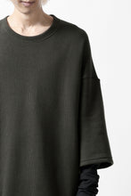 画像をギャラリービューアに読み込む, A.F ARTEFACT LAYERED LONG TOPS / COTTON KNIT+HEAT PERFORMER (KHAKI x BLACK)