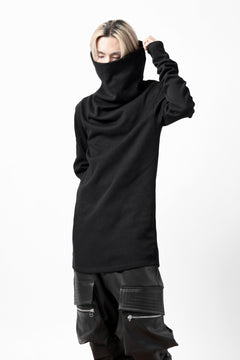 Load image into Gallery viewer, A.F ARTEFACT HIGH NECK PULLOVER / COPE KNIT JERSEY (BLACK)