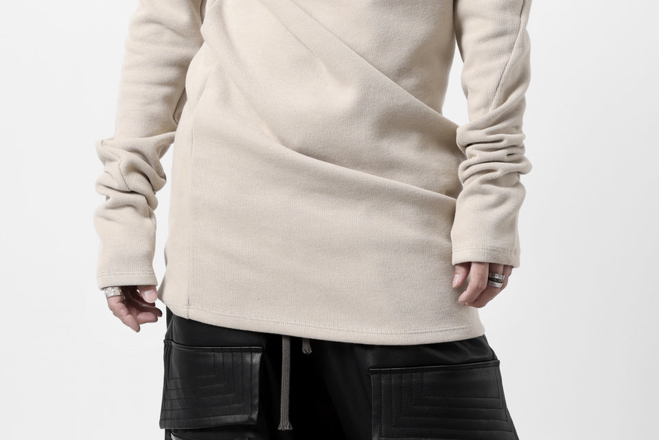 A.F ARTEFACT HIGH NECK PULLOVER / COPE KNIT JERSEY (IVORY)の商品 ...