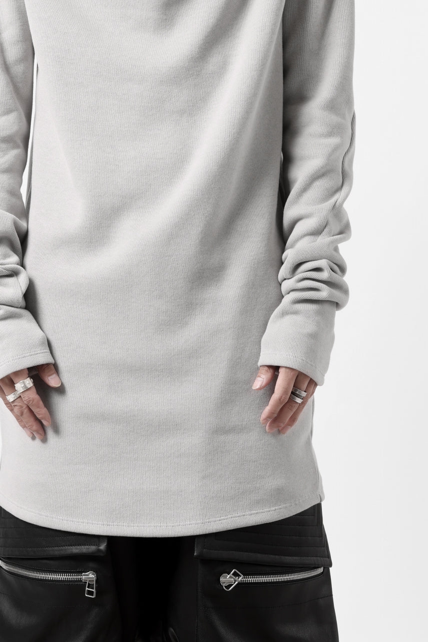 A.F ARTEFACT HIGH NECK PULLOVER / COPE KNIT JERSEY (L.GREY)