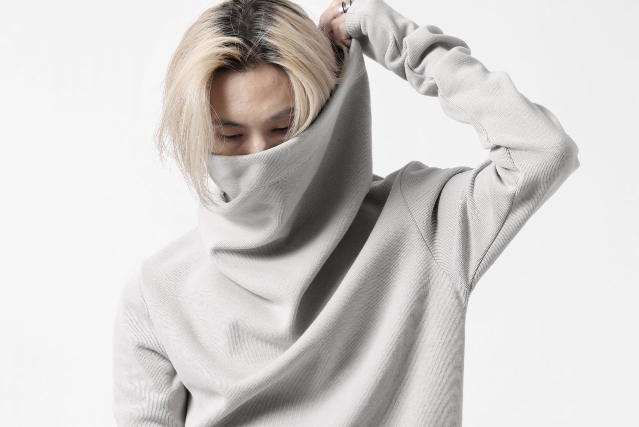 A.F ARTEFACT HIGH NECK PULLOVER / COPE KNIT JERSEY (L.GREY)