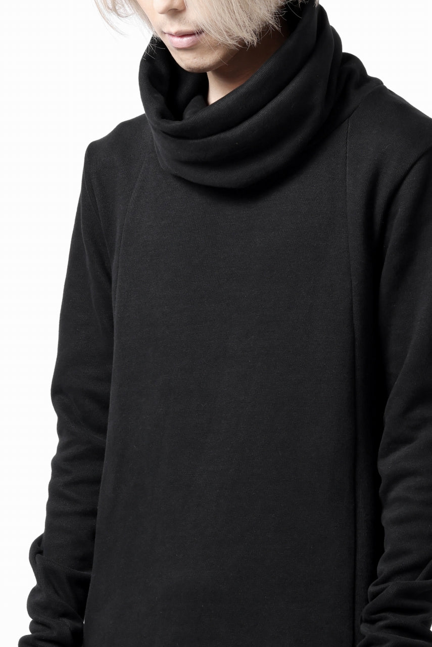 A.F ARTEFACT TURTLE NECK PULLOVER / COPE KNIT JERSEY (BLACK)