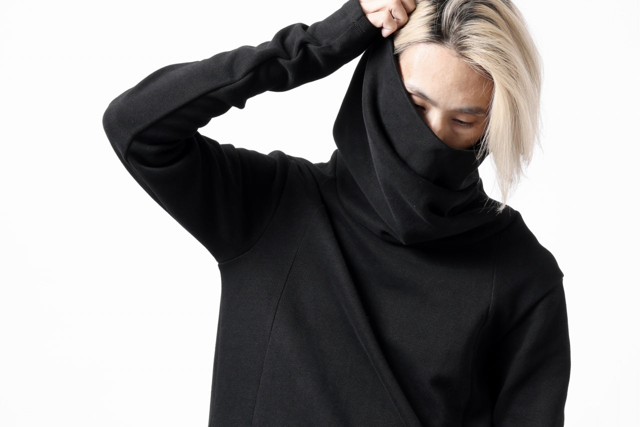 A.F ARTEFACT TURTLE NECK PULLOVER / COPE KNIT JERSEY (BLACK)