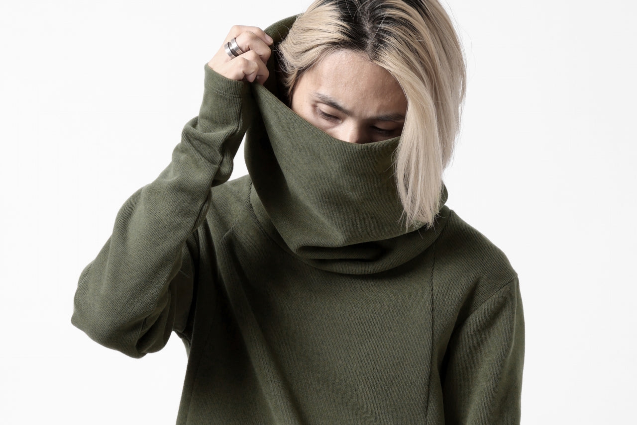 A.F ARTEFACT TURTLE NECK PULLOVER / COPE KNIT JERSEY (KHAKI)