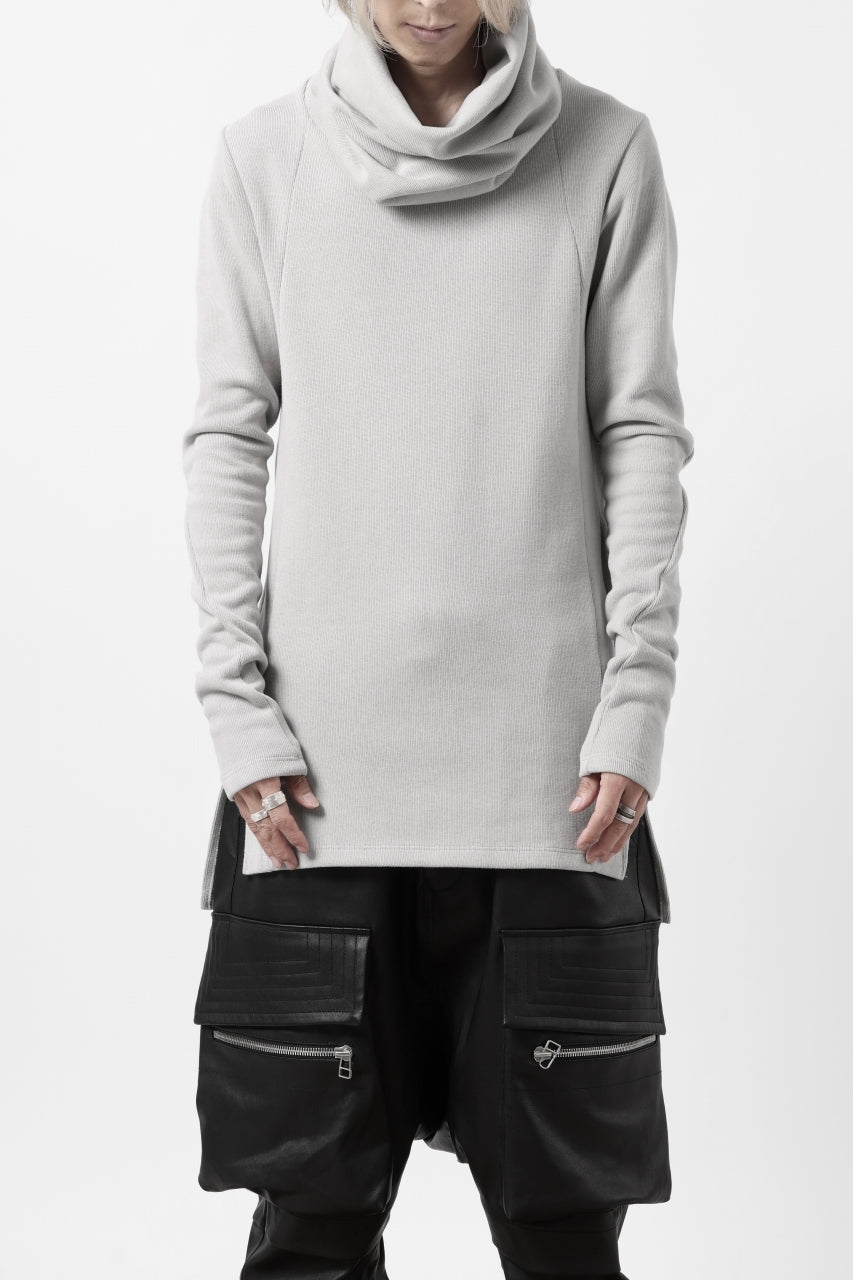 Load image into Gallery viewer, A.F ARTEFACT TURTLE NECK PULLOVER / COPE KNIT JERSEY (L.GREY)