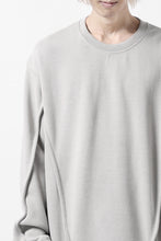 Load image into Gallery viewer, A.F ARTEFACT IRREGULAR HEM PULLOVER / COPE KNIT JERSEY (L.GREY)
