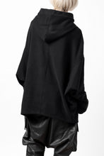 画像をギャラリービューアに読み込む, A.F ARTEFACT DOLMAN HOODIE PULLOVER / COPE KNIT JERSEY (BLACK)