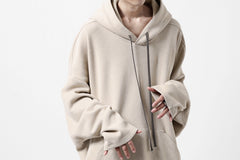 画像をギャラリービューアに読み込む, A.F ARTEFACT DOLMAN HOODIE PULLOVER / COPE KNIT JERSEY (IVORY)